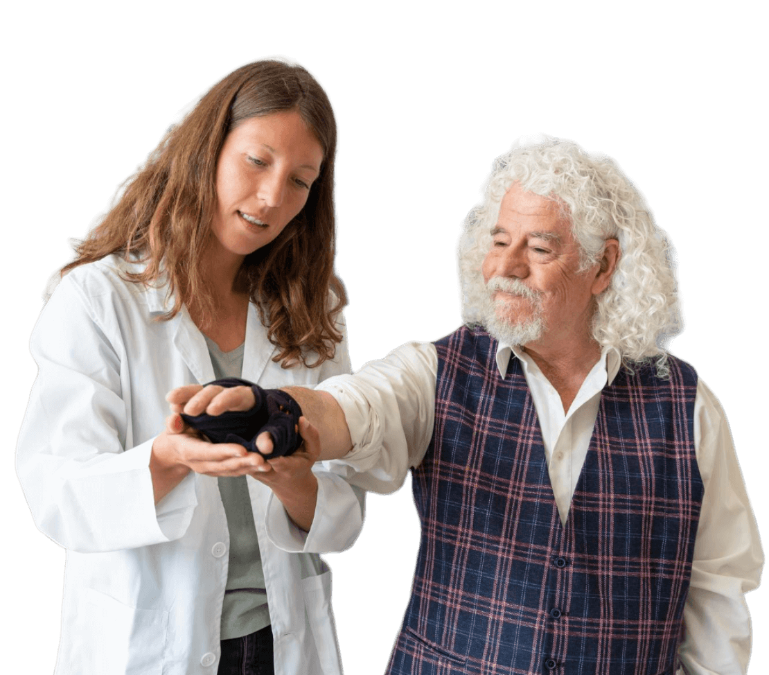 Nakładka na obraz sekcji z tekstem